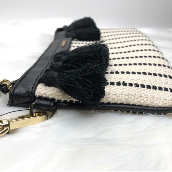 New NINE WEST Astoria SLG Tassel Wristlet - Picture 2 of 11